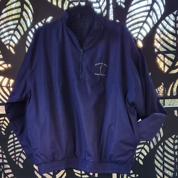 Pebble Beach Reversable Pullover Windbreaker Jacket - Picture 6 of 8